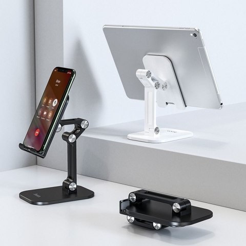 Uchwyt na telefon / tablet biurkowy składany Hoco (4,7" - 13") PH34 czarny