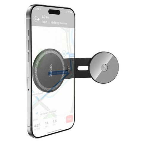 Uchwyt na telefon do tyłu ekranu magnetyczny Hoco H93 czarny