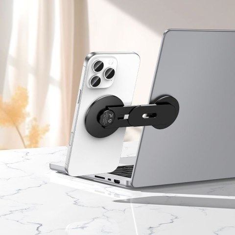 Uchwyt na telefon do tyłu ekranu magnetyczny Hoco H93 czarny