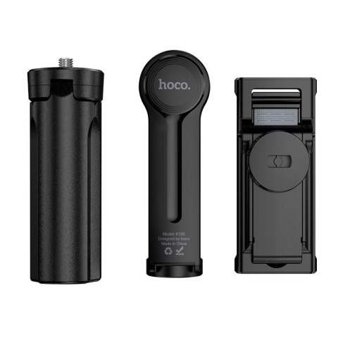 Uchwyt selfie stick tripod Hoco K100 czarny