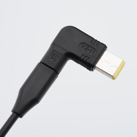 Uniwersalny zasilacz do laptopa 65W Forcell F-Energy USB C + 6 końcówek E856 czarny