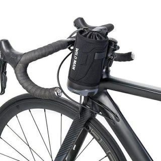 WILDMAN sakwa rowerowa na bidon na kierownicę 1L R1 czarna
