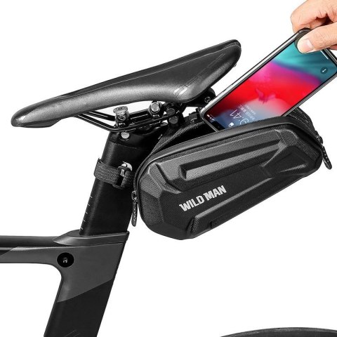 WILDMAN sakwa rowerowa na kierownicę na zamek 0,5L (4" - 7") XT3S czarna