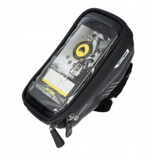 WILDMAN sakwa rowerowa na kierownicę na zamek 1L (4" - 7") E1 czarna