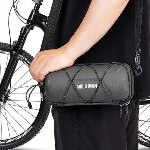 WILDMAN sakwa rowerowa na kierownicę na zamek 2L GD7X zielona