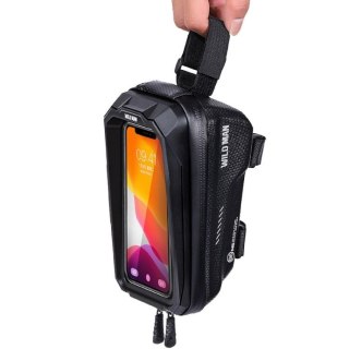 WILDMAN sakwa rowerowa na ramę na zamek 1,2L (4" - 7") MS66 czarna