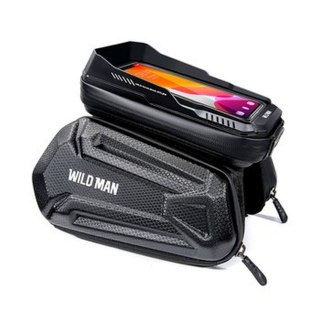 WILDMAN sakwa rowerowa na ramę na zamek 1,2L (4" - 7") XT6 czarna