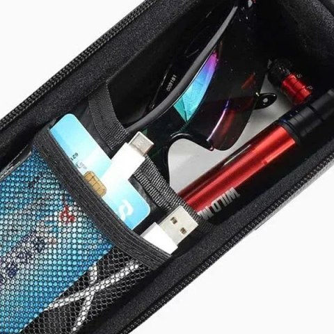 WILDMAN sakwa rowerowa na ramę na zamek 1L (4" - 7") XS2 czarna