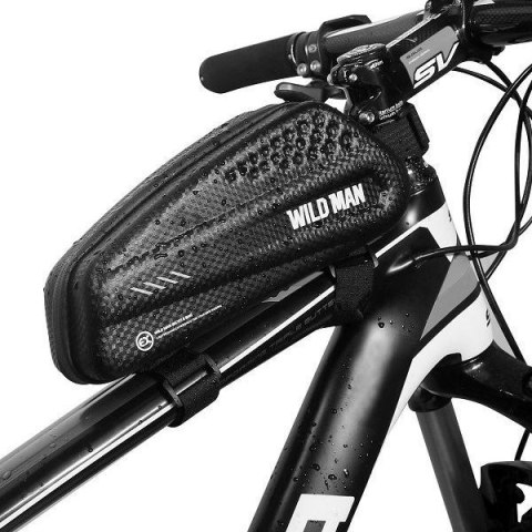 WILDMAN sakwa rowerowa na ramę na zamek 1L EX czarna