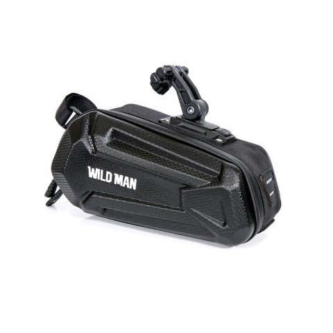WILDMAN sakwa rowerowa pod siodełko na zamek 1,2L XT7 czarna