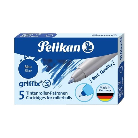 Wkłady Griffix Roller 5szt niebieskie