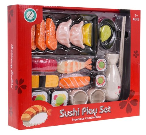Zabawkowy Zestaw sushi na rzepy dla dzieci 3+ | 22 elementy