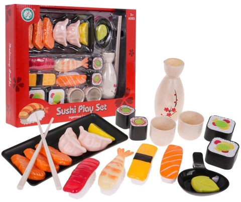 Zabawkowy Zestaw sushi na rzepy dla dzieci 3+ | 22 elementy