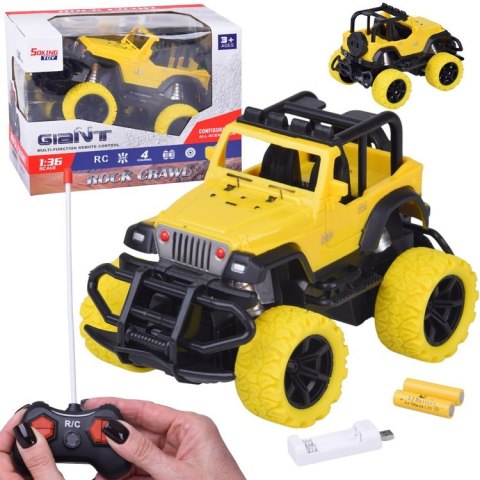 Zdalnie sterowane auto terenowe - kompaktowy rozmiar SKALA 1:36 RC0748