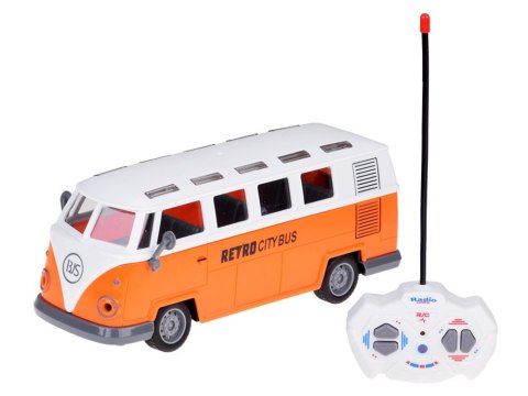 Zdalnie sterowany AUTOBUS RETRO CITY BUS - podświetlany pojazd RC0677