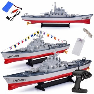 Zdalnie sterowany Ogromny statek PANCERNIK LHD-881 Skala 1:390 RC0736