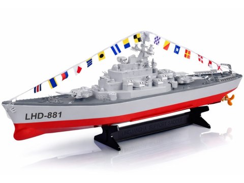Zdalnie sterowany Ogromny statek PANCERNIK LHD-881 Skala 1:390 RC0736