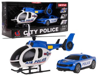 Zestaw Helikopter + Autko Policja