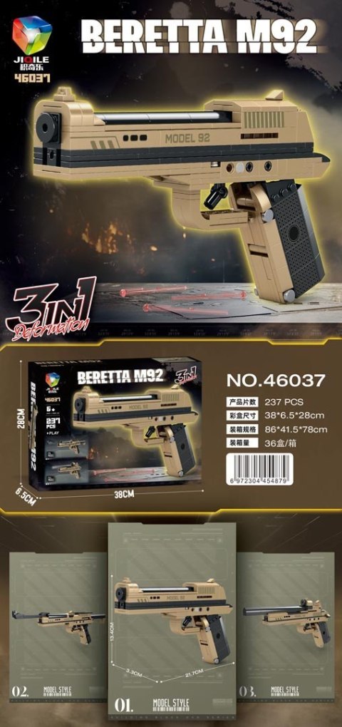 Zestaw Klocków Pistolet 237el.