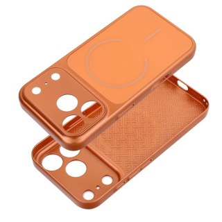 Etui na iPhone 13 Make 17 zgodne z MagSafe pomarańczowe