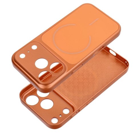 Etui na iPhone 13 Make 17 zgodne z MagSafe pomarańczowe