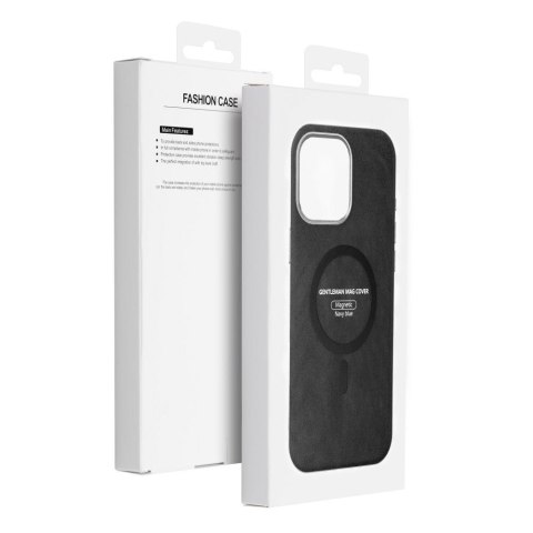 Etui na iPhone 14 Gentleman Mag Cover zgodne z MagSafe czarne