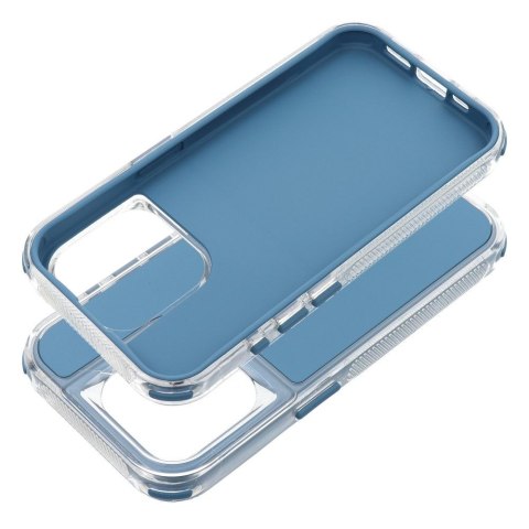 Etui na iPhone 15 Matrix niebieskie
