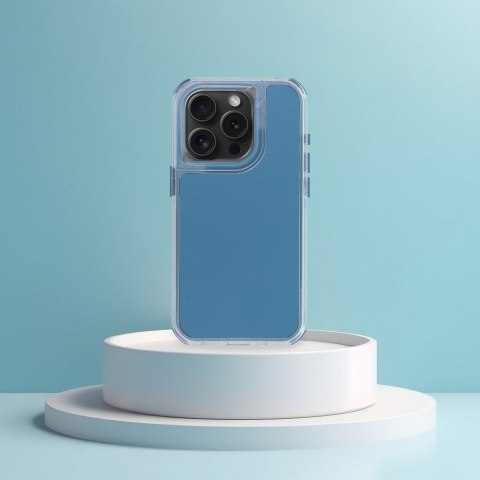 Etui na iPhone 15 Matrix niebieskie