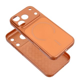 Etui na iPhone 15 PRO MAX Make 17 zgodne z MagSafe pomarańczowe
