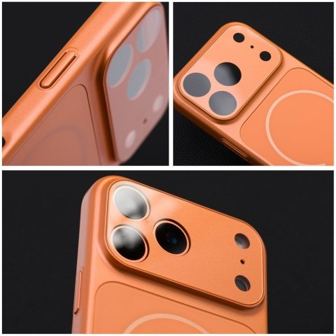 Etui na iPhone 15 PRO MAX Make 17 zgodne z MagSafe pomarańczowe