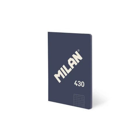 Zeszyt klejony A5/48K kratka niebieski MILAN