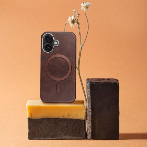 Etui na iPhone 18 Pro / 17 Pro Gentleman Mag Cover zgodne z MagSafe brązowe