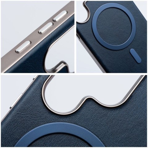 Etui na iPhone 18 Pro Max / 17 Pro Max Gentleman Mag Cover zgodne z MagSafe granatowe