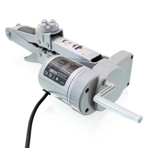 Elektryczny podnośnik samochodowy 2T 12V z pilotem wys. 12-35cm lekki 4.3kg