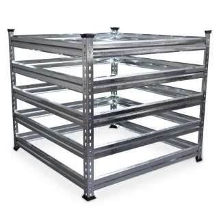 Kompostownik 90x90x93cm stal ocynkowana dużej pojemności