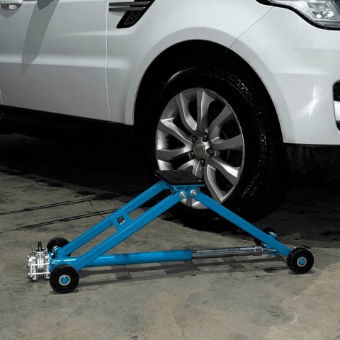 Mobilny Podnośnik Nożycowy 2500kg Regulacja 11-48cm Warsztatowy Stalowy