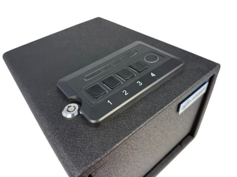 Nowoczesny sejf biometryczny kompaktowy elektroniczny