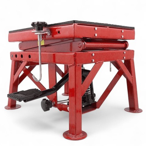Podnośnik Motocyklowy Hydrauliczny Bituxx 135 kg 87 cm Czerwony