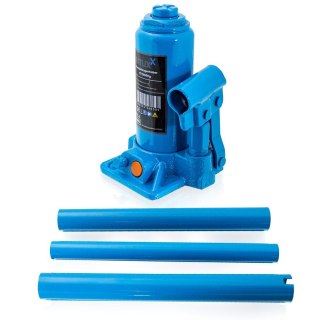 Podnośnik hydrauliczny 5t butelkowy tłokowy 180 295 mm stalowy kompaktowy