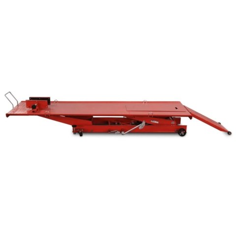 Podnośnik motocyklowy platforma podnośnik hydrauliczny 460 kg czerwony