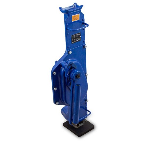 Podnośnik przemysłowy 10t mechaniczny 800-1210mm stalowy niebieski