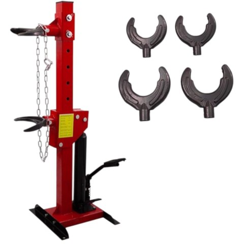 Ściągacz Hydrauliczny do Sprężyn 3T Regulowany Czerwony Bituxx do 3000 kg