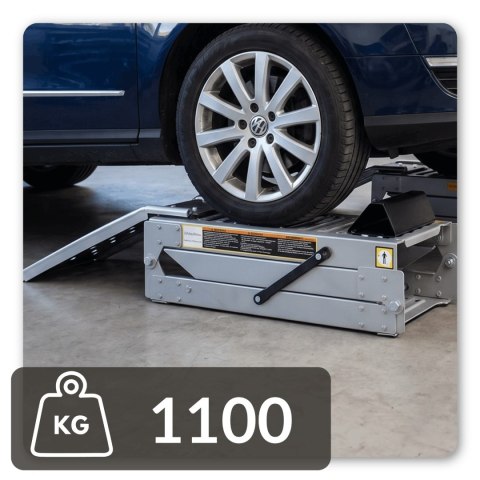 Składane Rampy Najazdowe Stalowe 200 cm 250 kg/szt (1100 kg) komplet ramp
