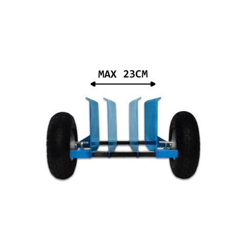 Wózek transportowy do płyt OSB GK MDF 275kg Koła pneumatyczne