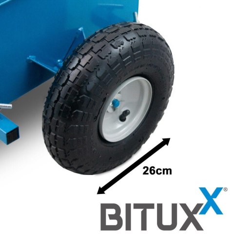 Wózek transportowy do płyt OSB GK MDF 275kg Koła pneumatyczne