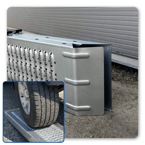 Rampy stalowe składane 180 cm 400 kg najazd motocykl kosiarka quad 2 sztuki