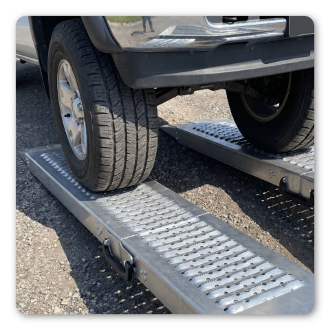 Rampy stalowe składane 180 cm 400 kg najazd motocykl kosiarka quad 2 sztuki