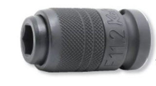 Adapter udarowy z blokadą, kwadrat 1/2" na sześciokąt 7/16'', KOKEN - KO-KEN 14142-F11.2