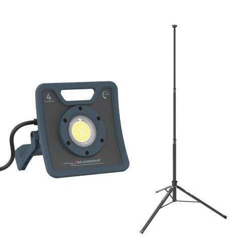 Lampa robocza MULTI-LED z statywem 2m, 4000 lumenów, 29 W, NOVA 4, Scangrip 49.0594