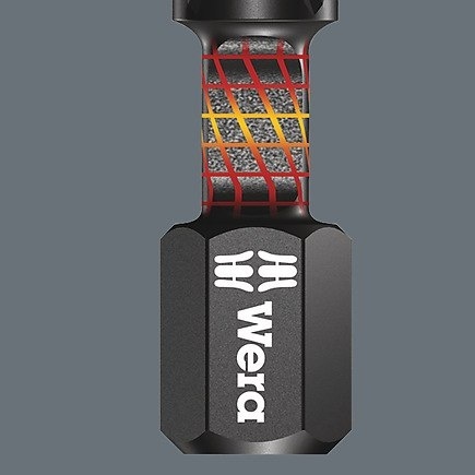 Zestaw bitów udarowych WERA 30szt. końcówek udarowych 1/4' Bit-Check 30 Impaktor 1, Wera 05057690001